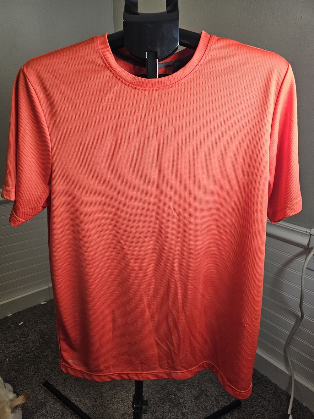 Athletic Works Men's Short Sleeve Tee - Coral Orange Medium 38-40